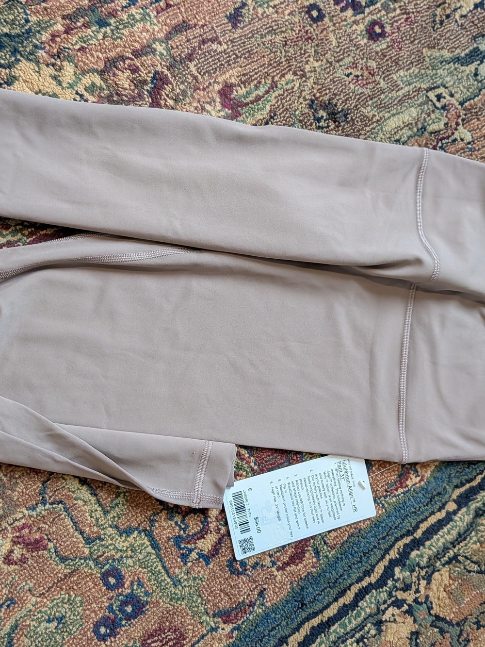 lululemon athletica Neutral Beige Leggings 31 Align
